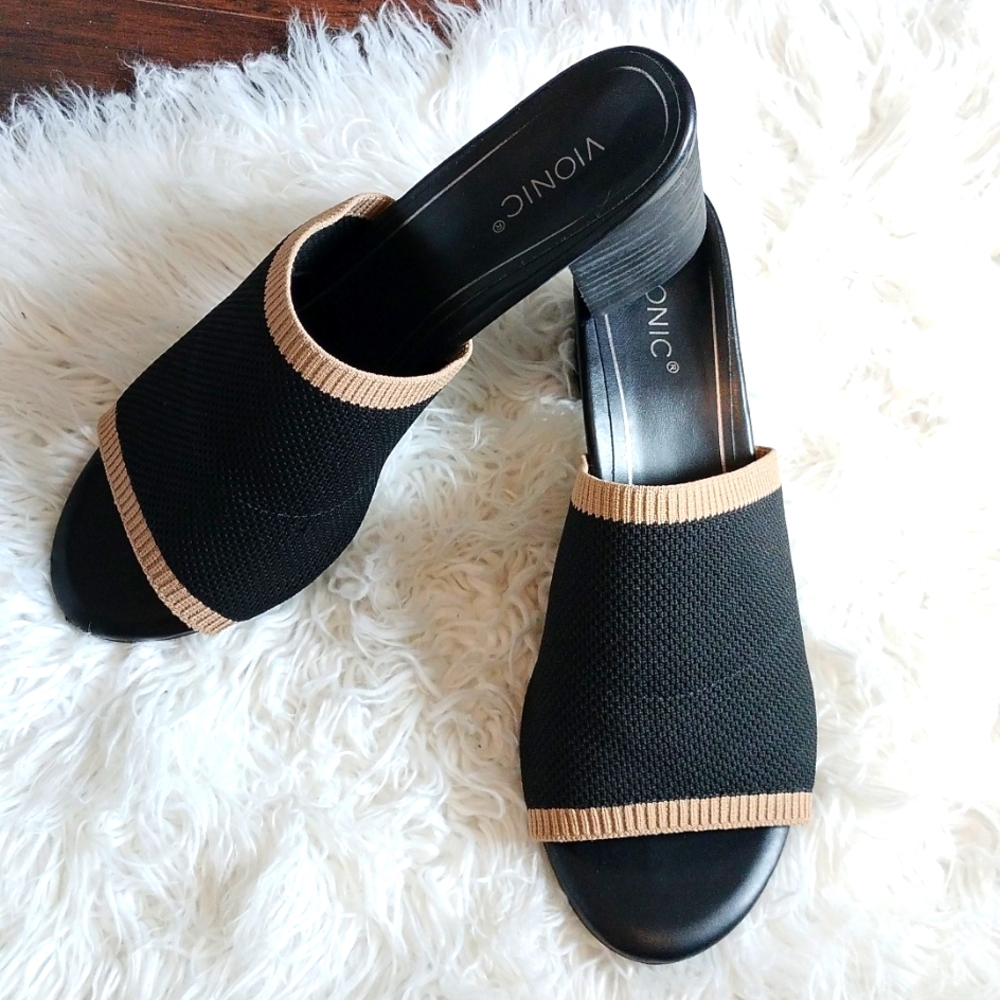 Vionic heeled slip on